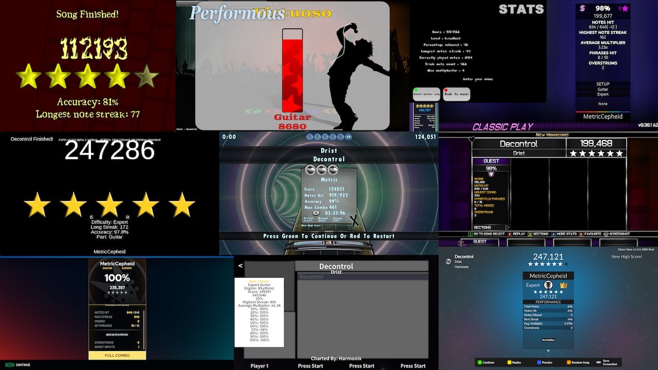 Homage to Guitar Hero/Rock Band Clones (2007-2026)