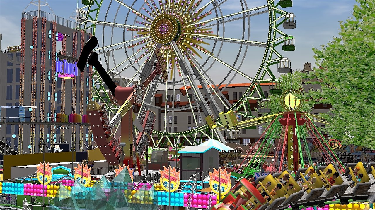 RCT3 Pre-Summer Funfair Pt.2 (5th Zyned movie)