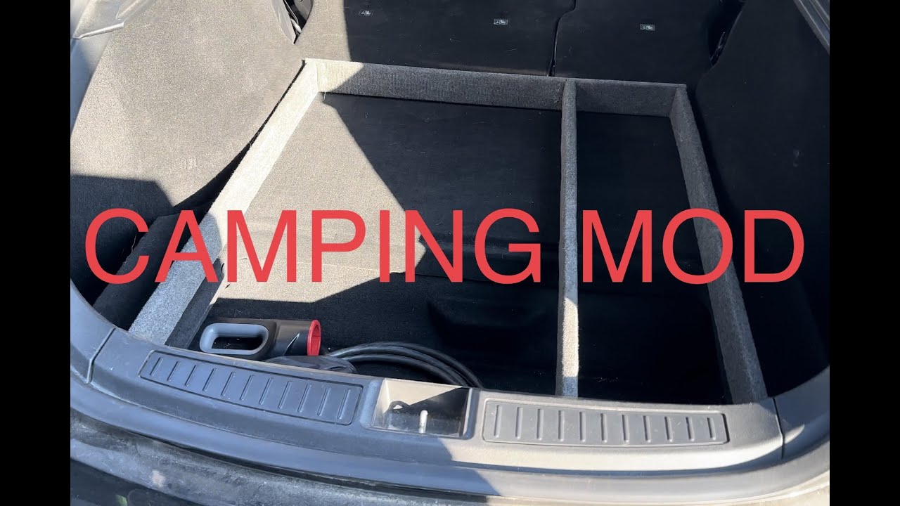 Tesla Model S camping mod