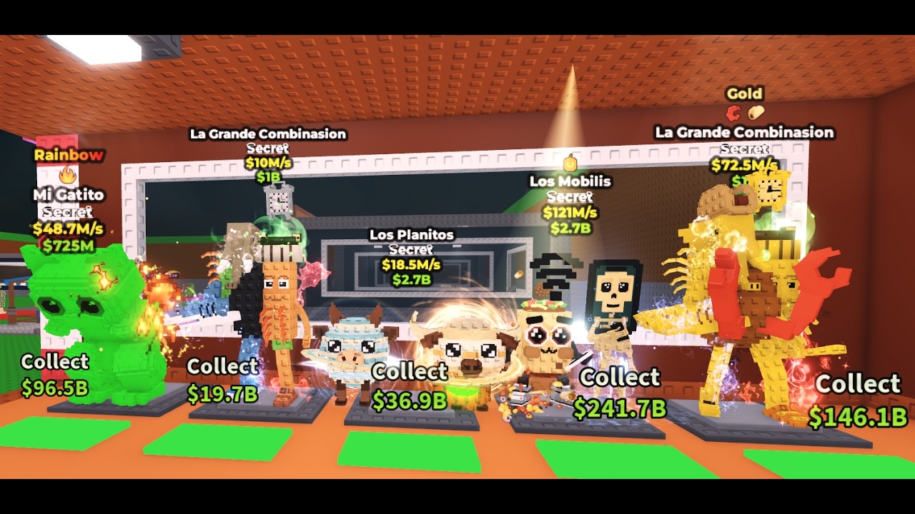 Playing Steal A Brainrot in Roblox
