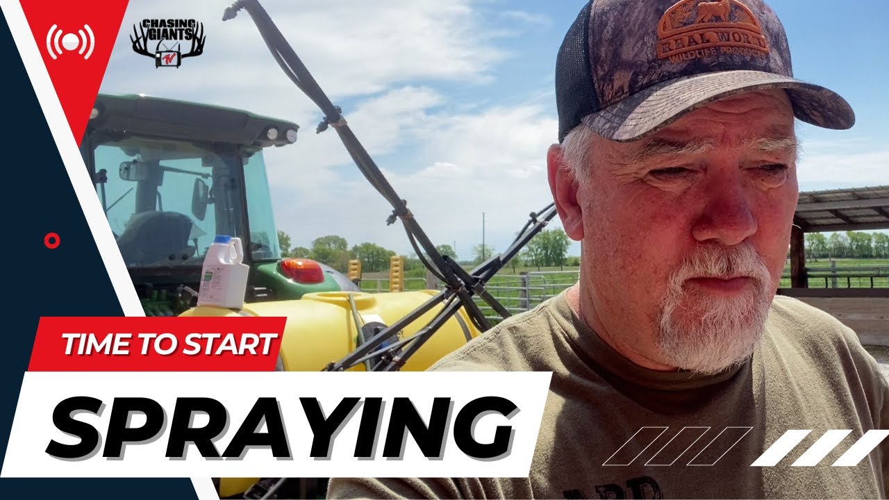 Chasing Giants TV - Spring Herbicide Spraying - Switchgrass - Kill Thistle