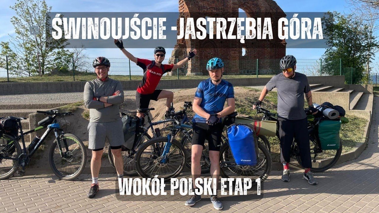Wzdłuż wybrzeża Bałtyku/(390 km) szlakiem rowerowym R10 / Wok&oacute;ł Polski ETAP 1