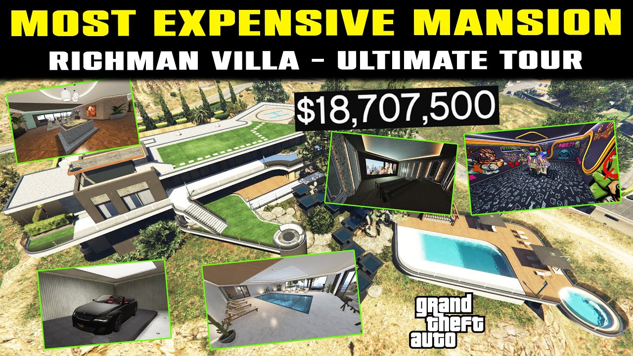 NAJDROŻSZA rezydencja w GTA Online (RICHMAN VILLA) &ndash; kompletny przewodnik i pełna wycieczka | Warto?