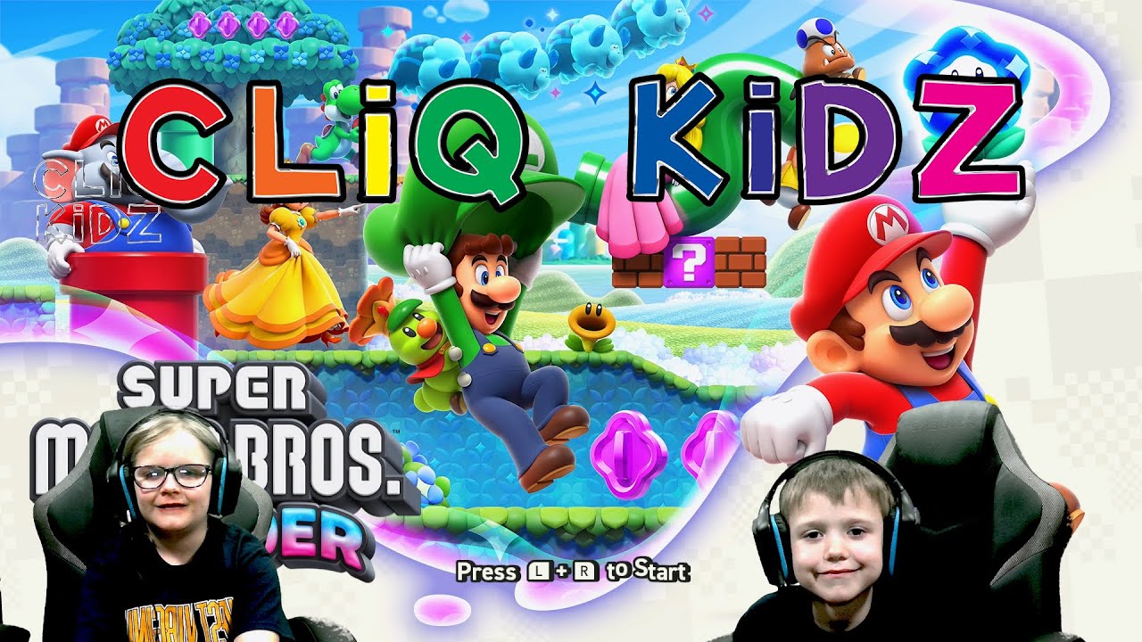 CLiQ KiDZ Try Out Super Mario Bros Wonder