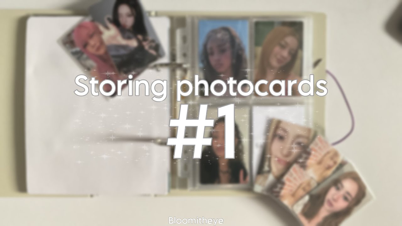 Storing photocards #1! (LE SSERAFIM, Katseye, Aespa), Bloomitheye