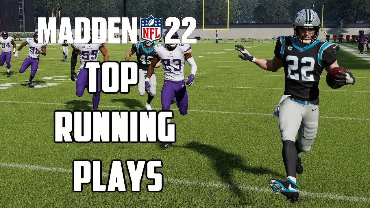 MADDEN 22 TOP RUNNING PLAYS - BEST RUN IN MADEN 22 - RUSH FOR 200 YARDS A GAME!