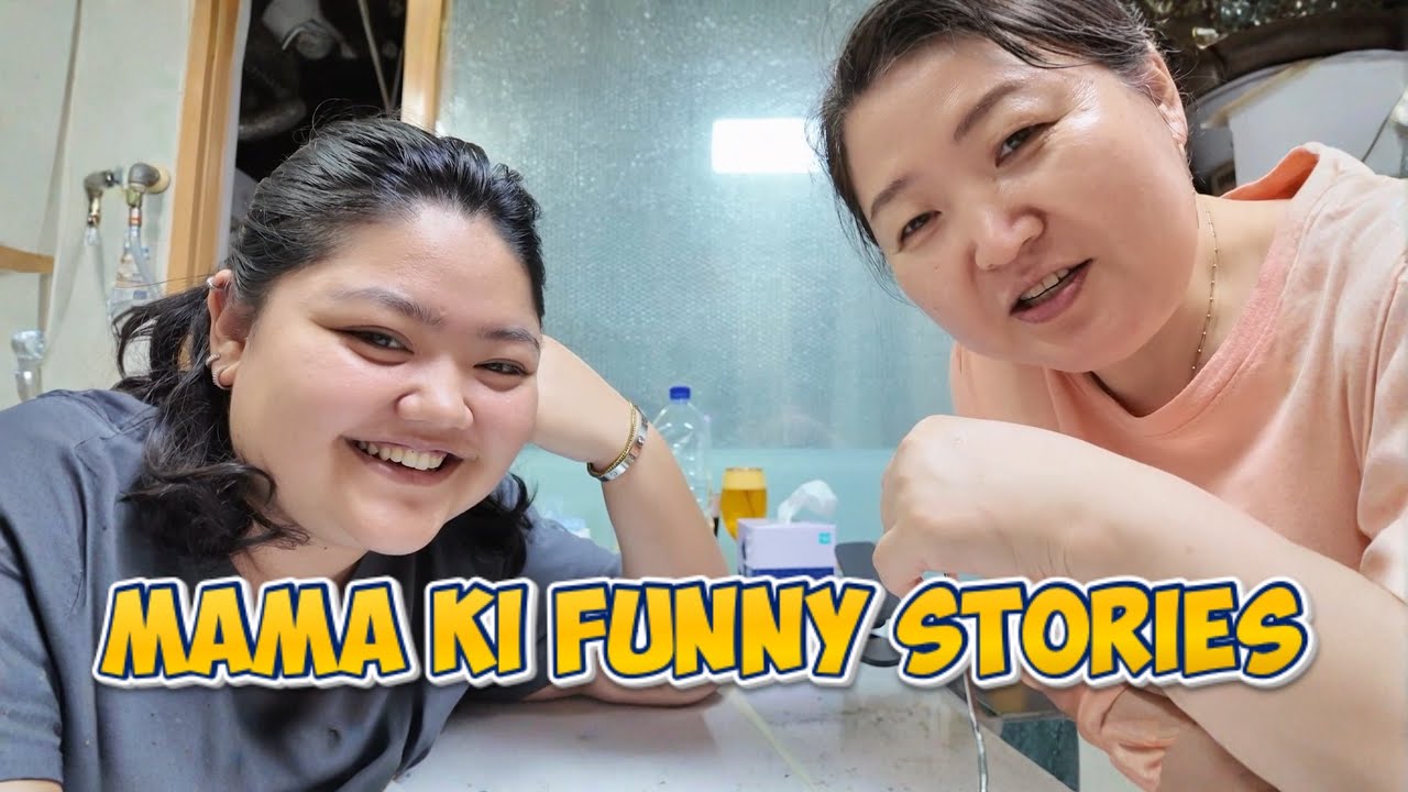 Mama Ki Funny Kahaniyan 🤣| First Time Biryani Banai 😋| Desi Korean 