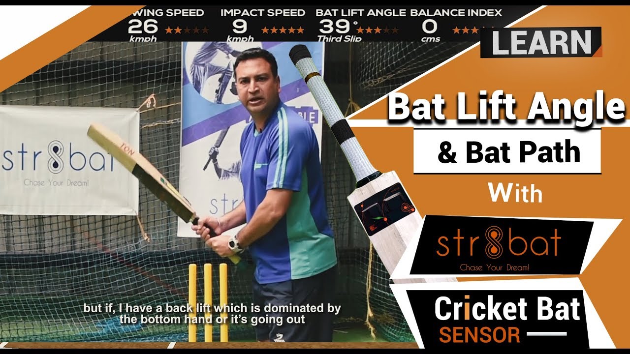 Cricket Online Coaching | How to Improve Bat Lift Angle and Bat Path | str8bat Cricket Bat Sensor
