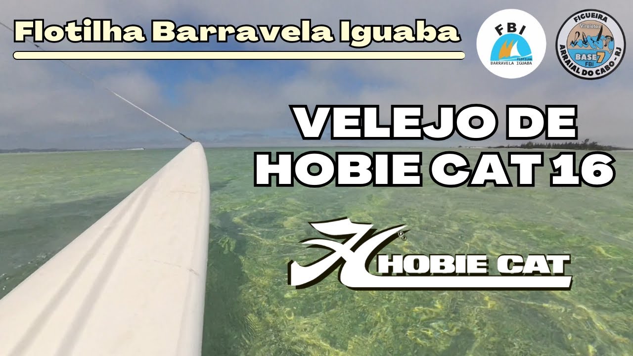 Velejo de Hobie Cat 16 em Figueira