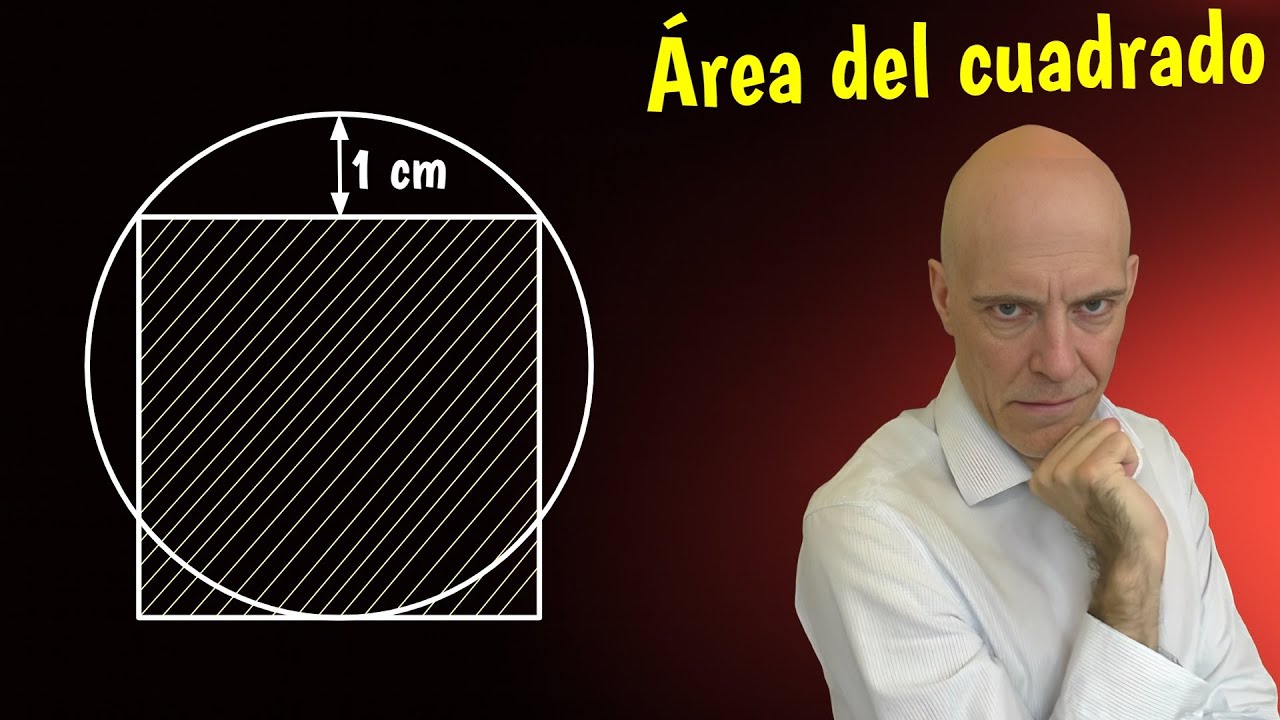 El reto viral del área del cuadrado que casi nadie resuelve🧐
