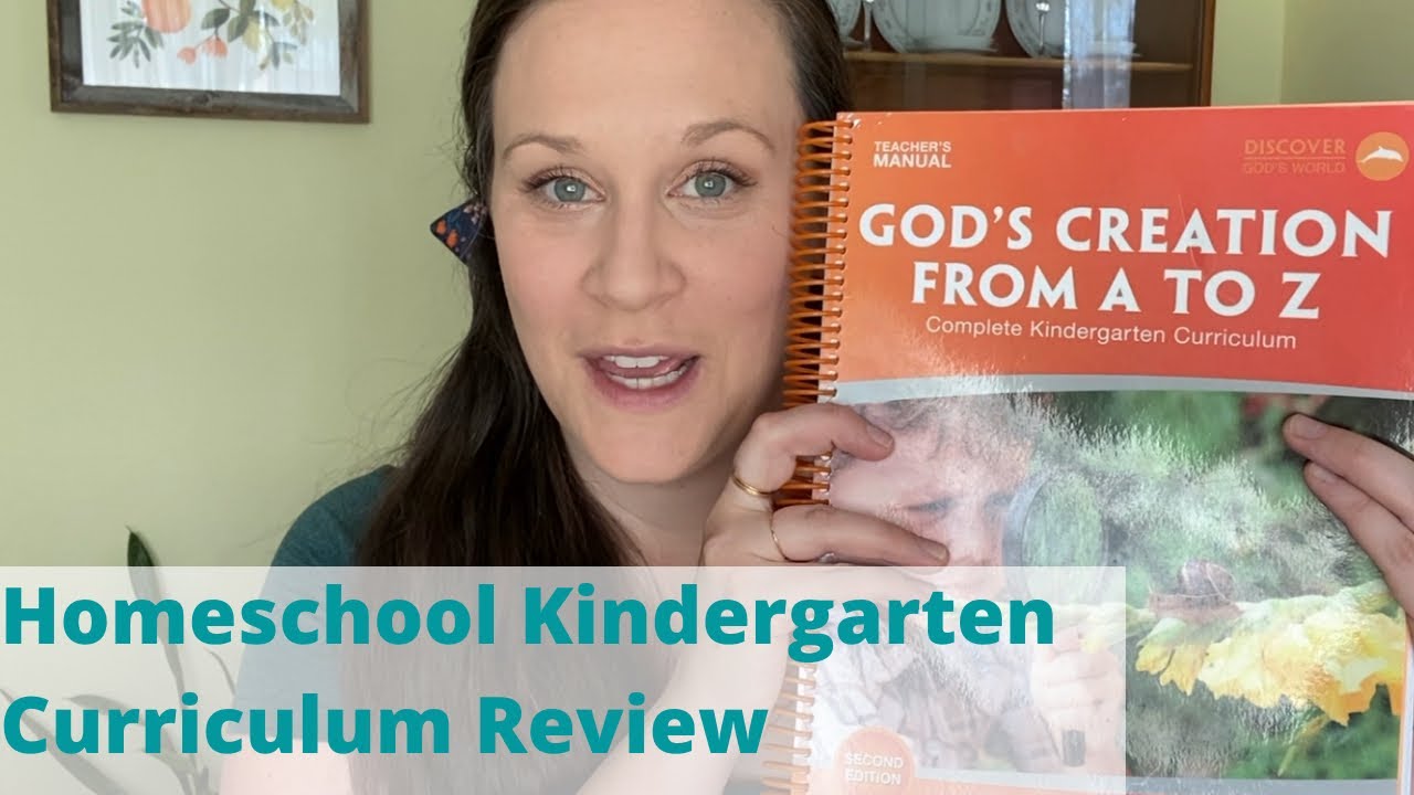 Homeschooling Kindergarten Curriculum Review | My Father&rsquo;s World God&rsquo;s Creation from A to Z