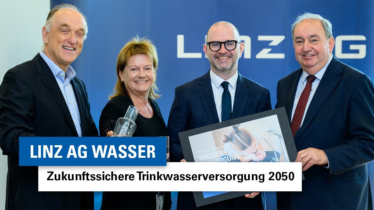 Zukunftssichere Trinkwasserversorgung 2050 | Pressekonferenz der LINZ AG