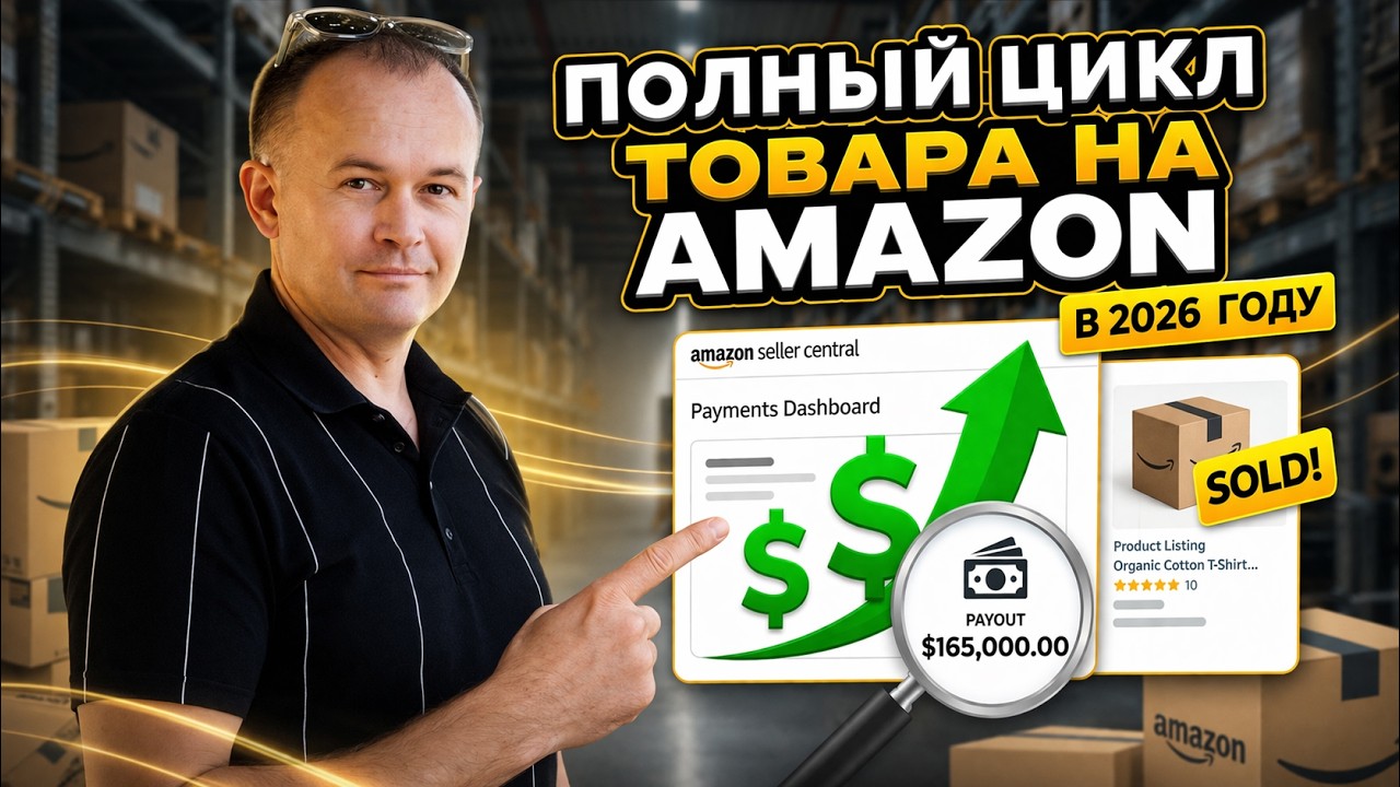 Полный цикл товара на Amazon FBA: от загрузки до вывода денег &mdash; пошаговая инструкция 2026