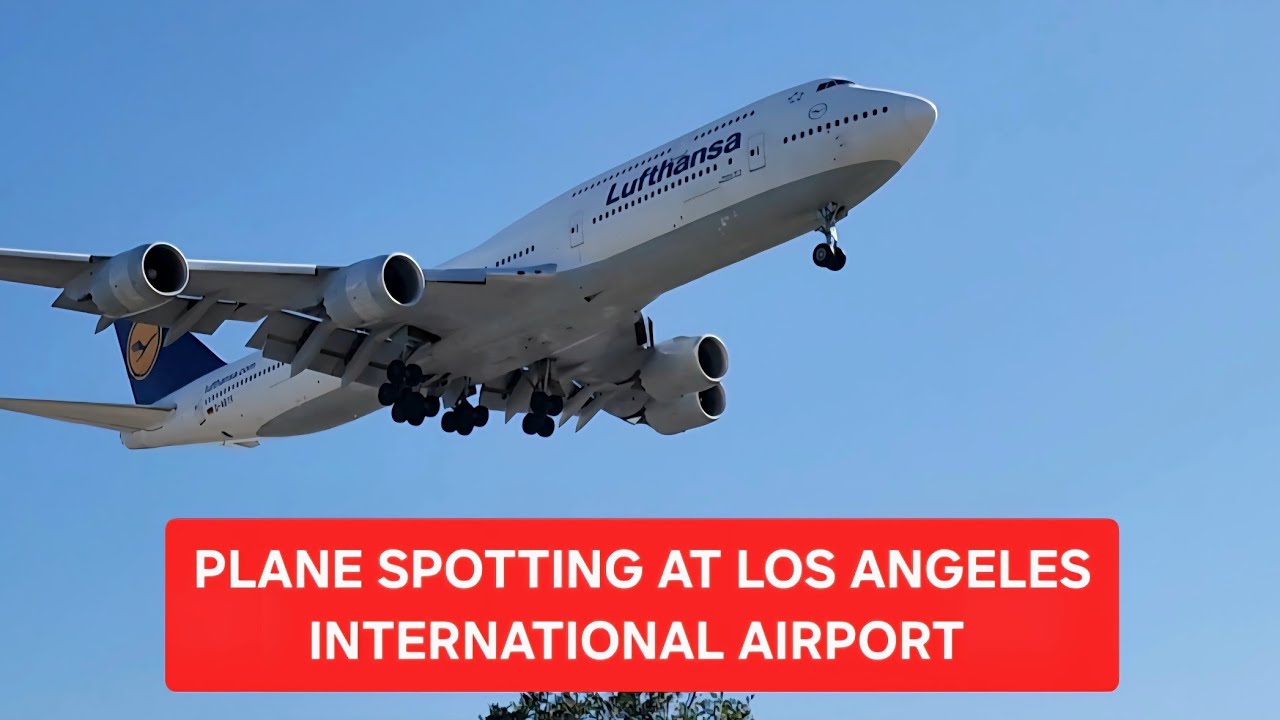 ✈️ CLOSE UP LANDINGS of AIRLINES at LAX Los Angeles Airport | Plane Spotting [4K]