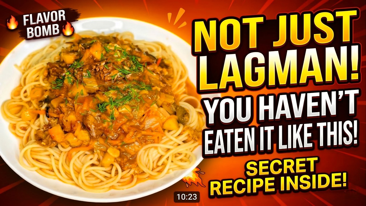 homemade lagman 🍝