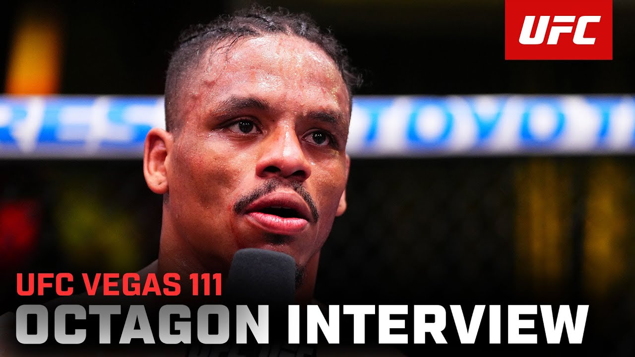 Интервью Криса Падиллы в октагоне | UFC Vegas 111