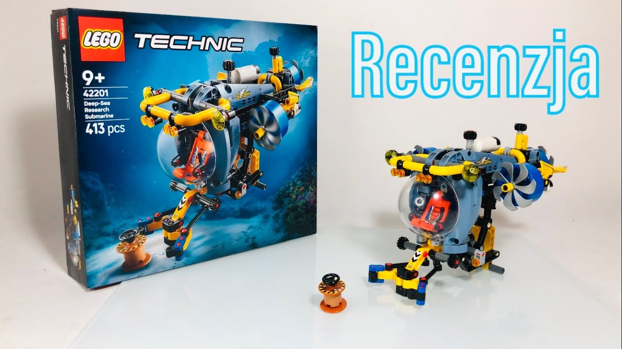 Lego Technic 42201 Deep-Sea Research Submarine / Badawcza ł&oacute;dź podwodna / Recenzja / Nowość 2025