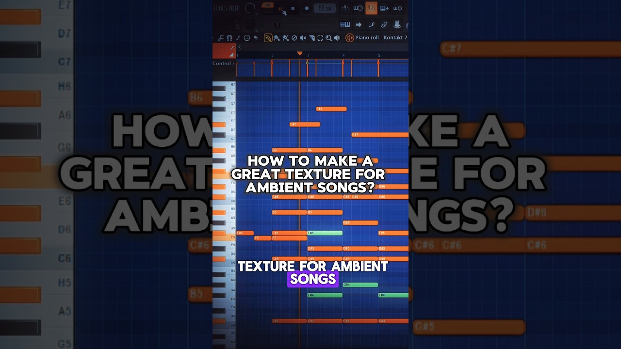 How to make a texture/pad for Ambient songs in Fl Studio? #flstudio#ambient#tutorial #music#allways