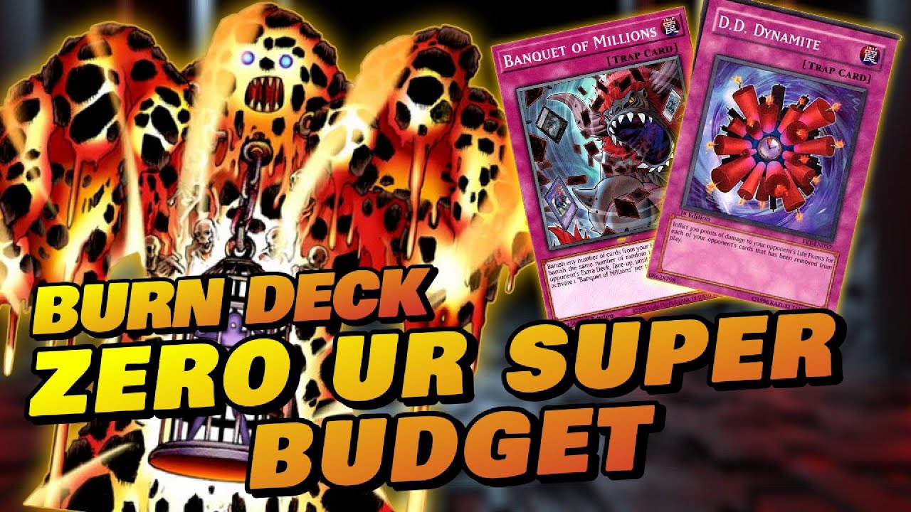 The best burn deck 0 ur super budget to rage in yugioh Master Duel