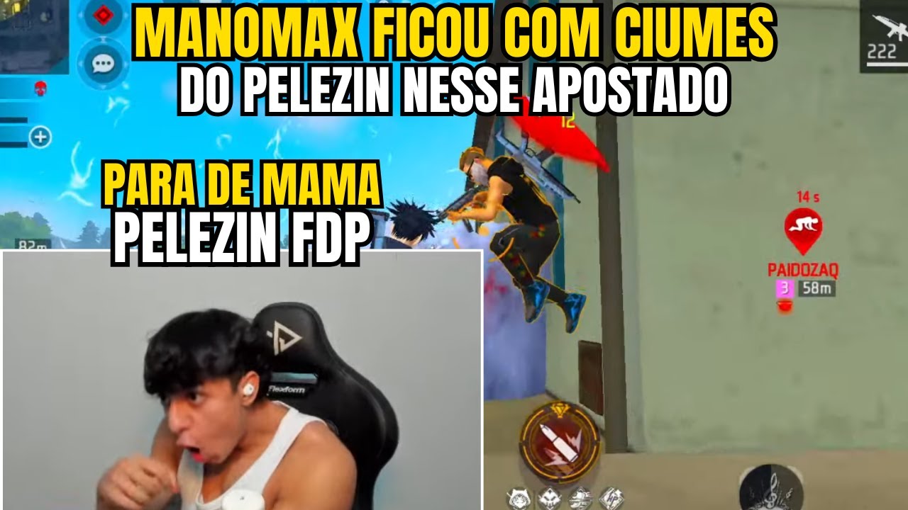 MANOMAX DEU MUITO RAGE NESSE APOSTADO!😂 ELE FICOU COM CI&Uacute;MES DO PELEZIN?