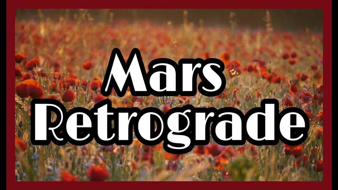 Mars Retrograde in Birth chart | You're a Firework