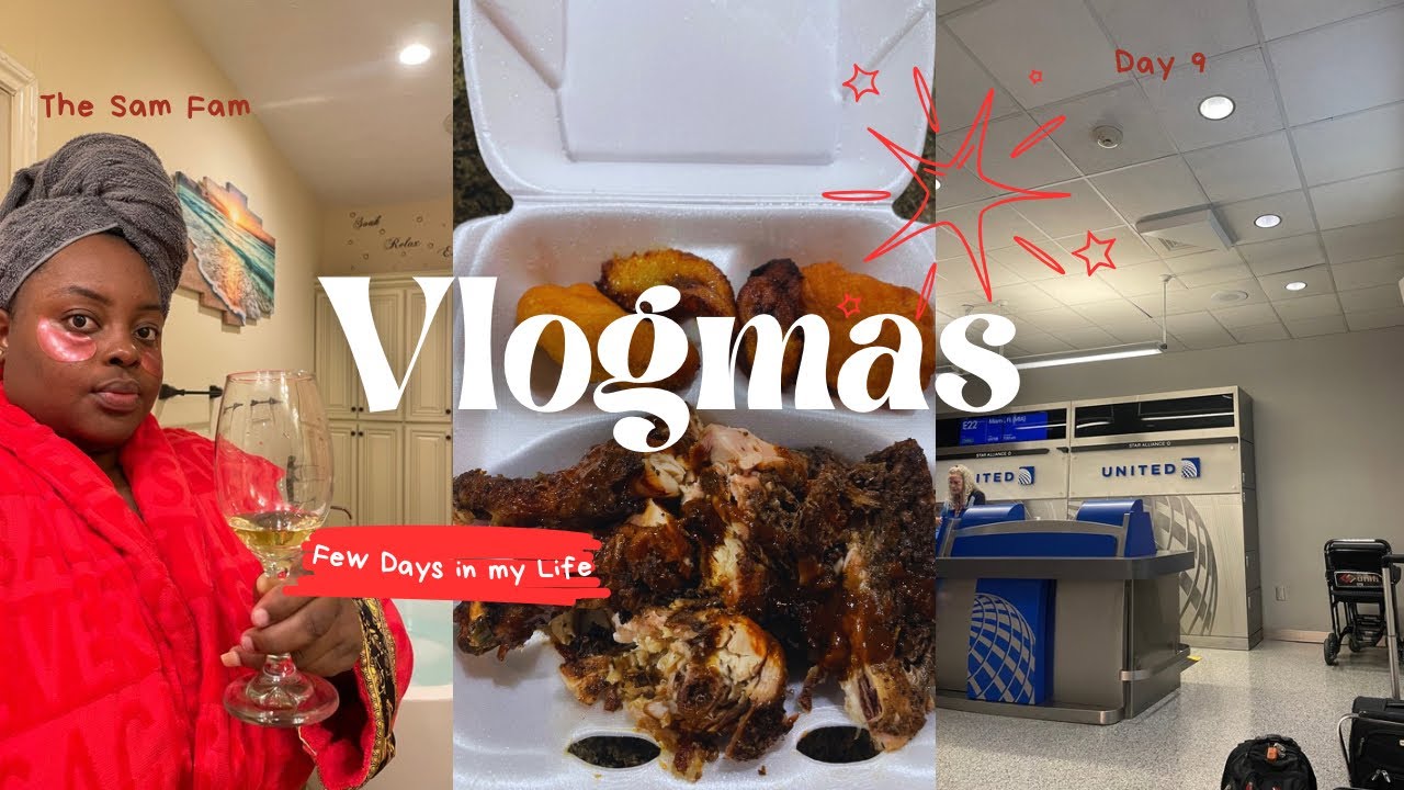 VLOGMAS, день 9: Несколько дней из моей жизни | Путешествия, походы в рестораны | Утренний уход з...