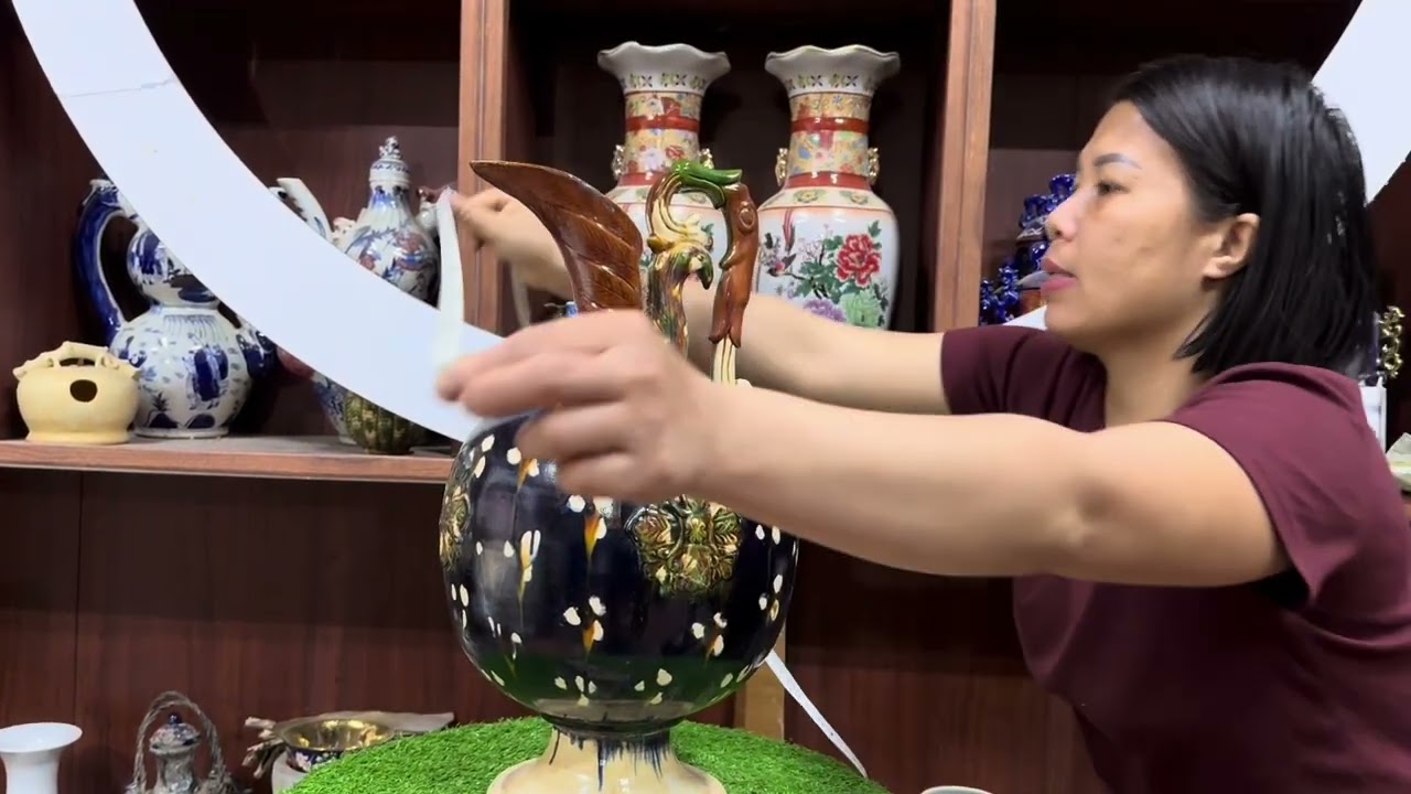 Clip820(4/3) giao lưu đồ gốm sứ các loại giá cả hợp lý bao sip - đồ xưa cũ minh thủy 