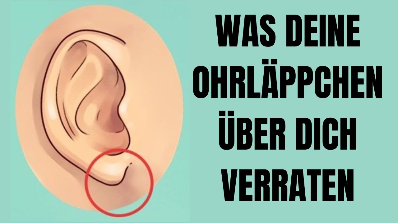 Schau dir deine Ohrläppchen an, denn sie verbergen ein unglaubliches Geheimnis über dich!