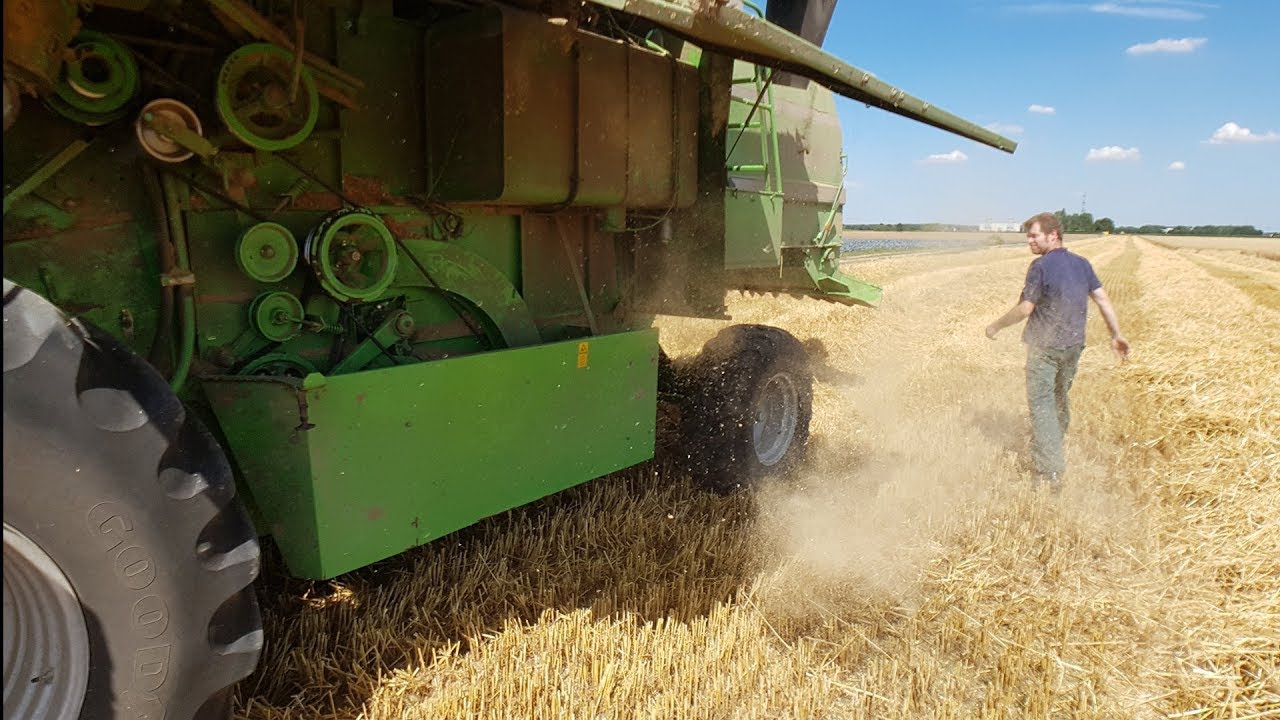 Deutz-Fahr Topliner 4065 HTS Weizenernte 2018