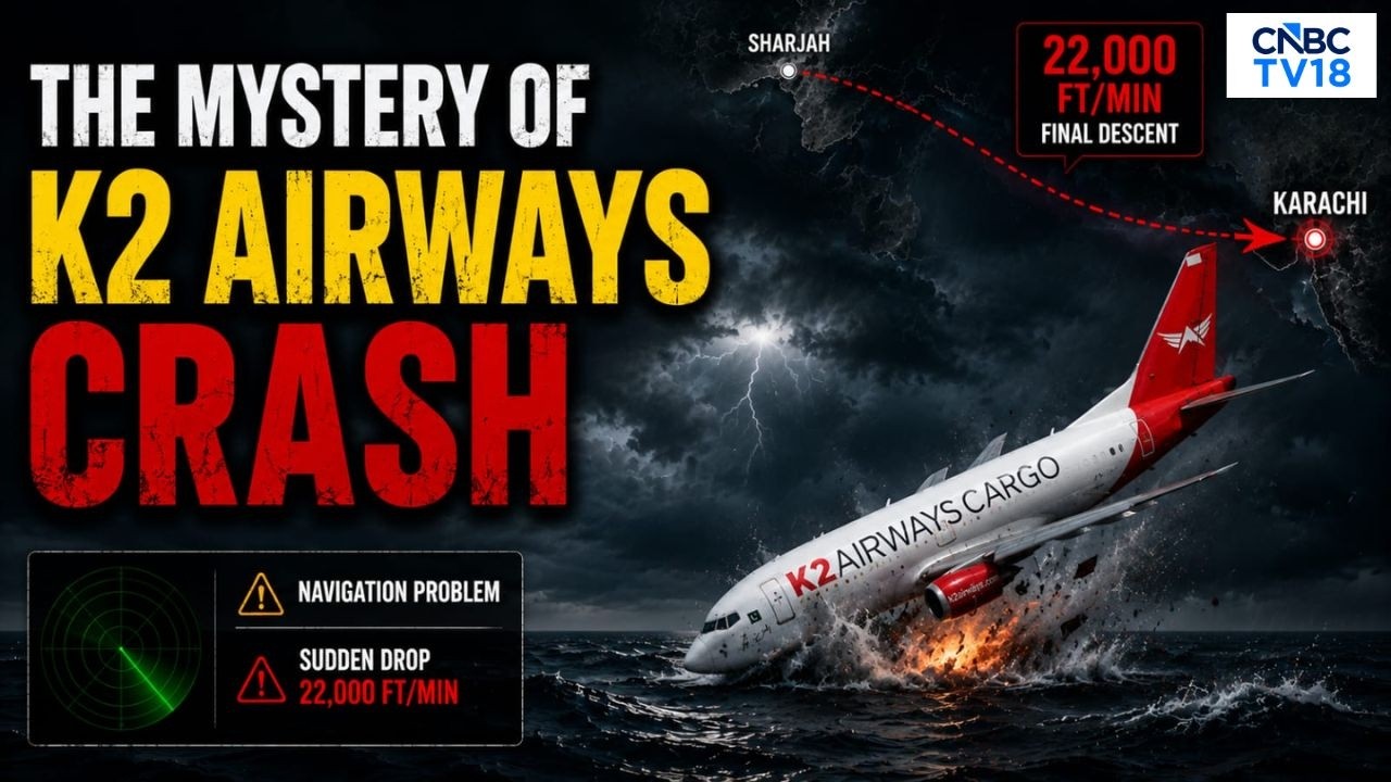 Последние мгновения перед падением Boeing 737 авиакомпании K2 Airways в море | N18S | CNBC TV18