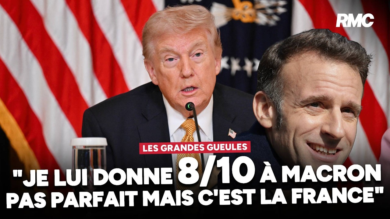 TRUMP NOTE MACRON : 