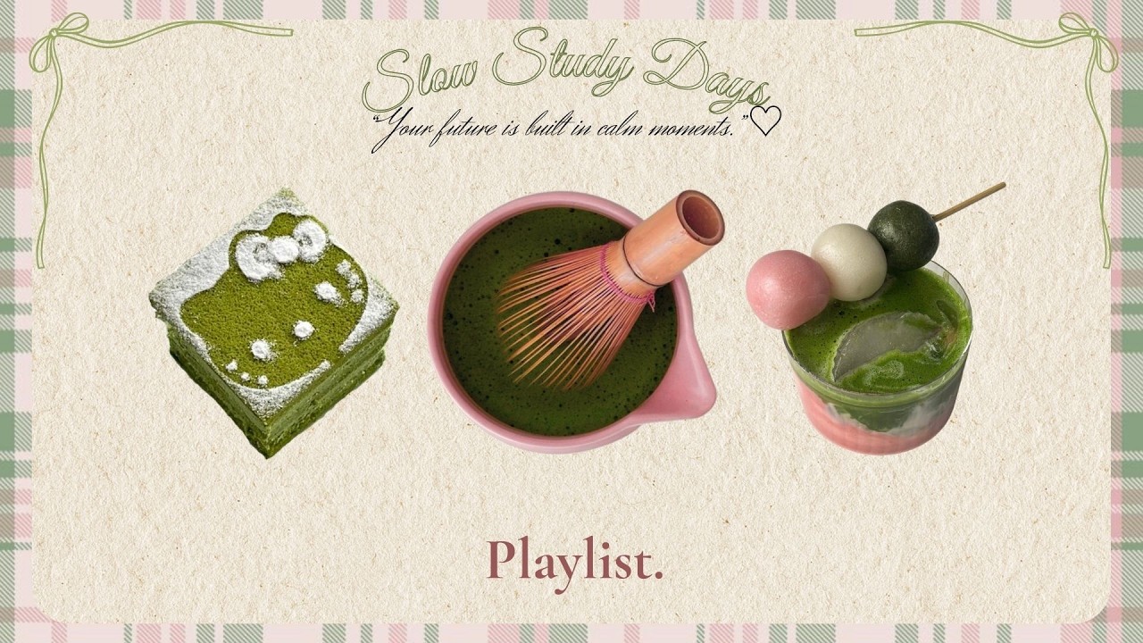 [𝓟𝓵𝓪𝔂𝓵𝓲𝓼𝓽] 🍵 Cozy Matcha Lofi Jazz 💚 Calm Study · Soft Focus · Gentle Afternoon