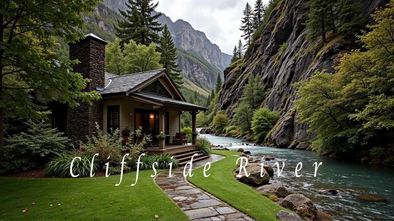 Cliffside River Cottage – Deep Healing Sleep Music – Mountain Nature Ambience for Calm Mind & Rest