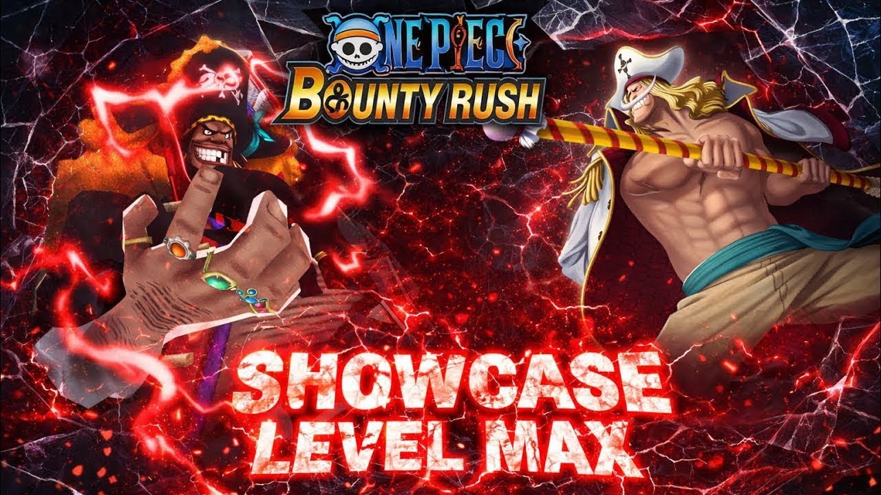 EX BLACKBEARD Boost2 Lvl Max\EX WHITEBEARD Boost2 Lvl Max Showcase One Piece Bounty Rush
