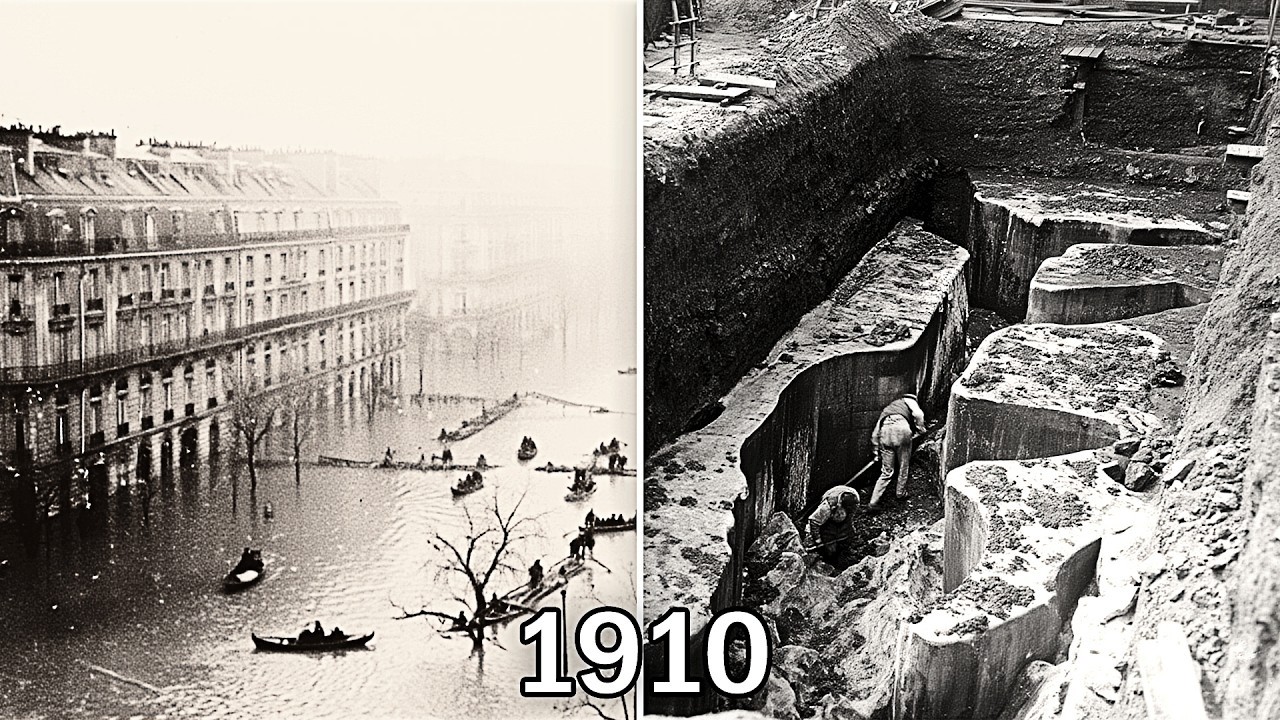 Povodeň roku 1910, která pod Paříží odhalila Tartarii