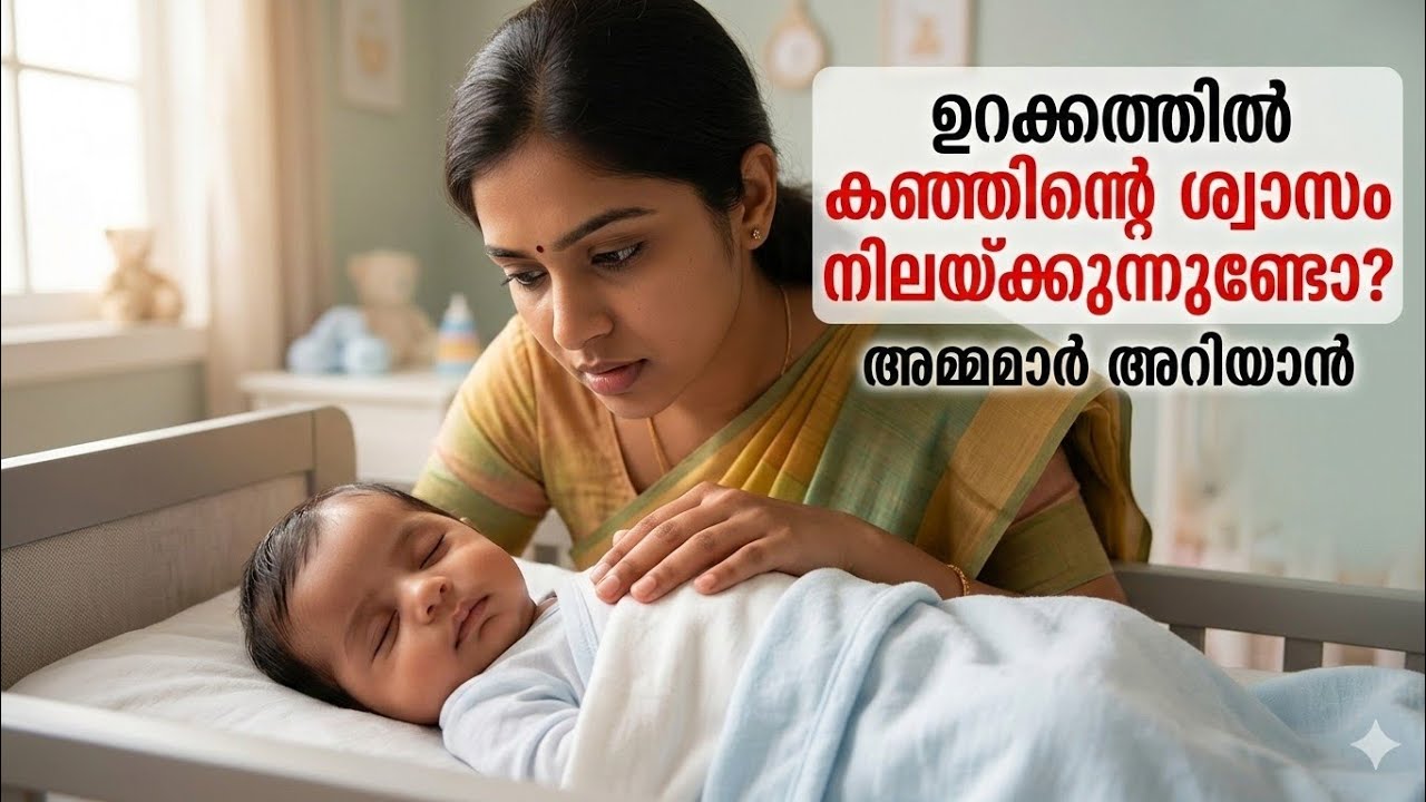 ഉറക്കത്തിൽ കുഞ്ഞിന്റെ ശ്വാസം നിൽക്കുന്നുണ്ടോ? മാതാപിതാക്കൾ ഇതറിയാതെ പോകരുത്! പേടിക്കണ്ട ജാഗ്രത വേണം