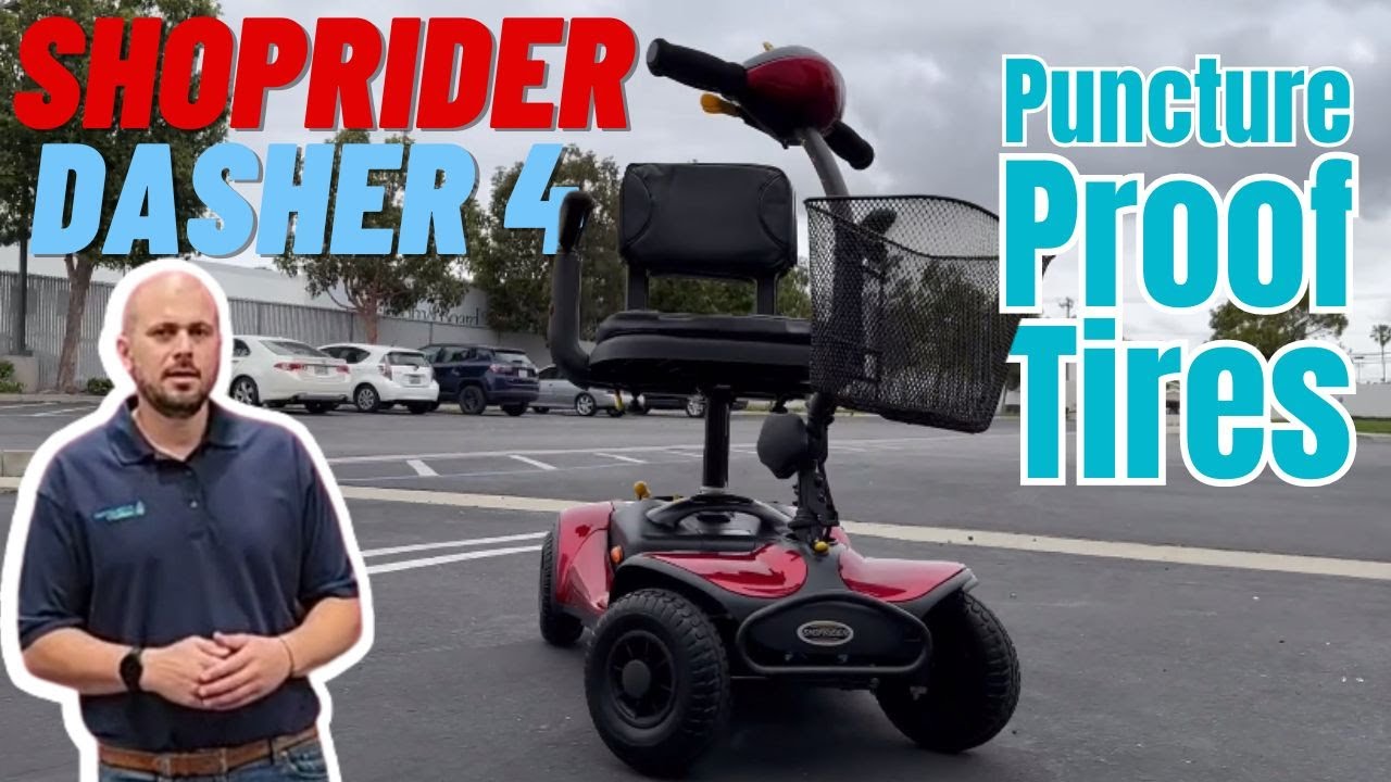 Shoprider Dasher GK8 4 Wheel Portable Mobility Scooter [2024]