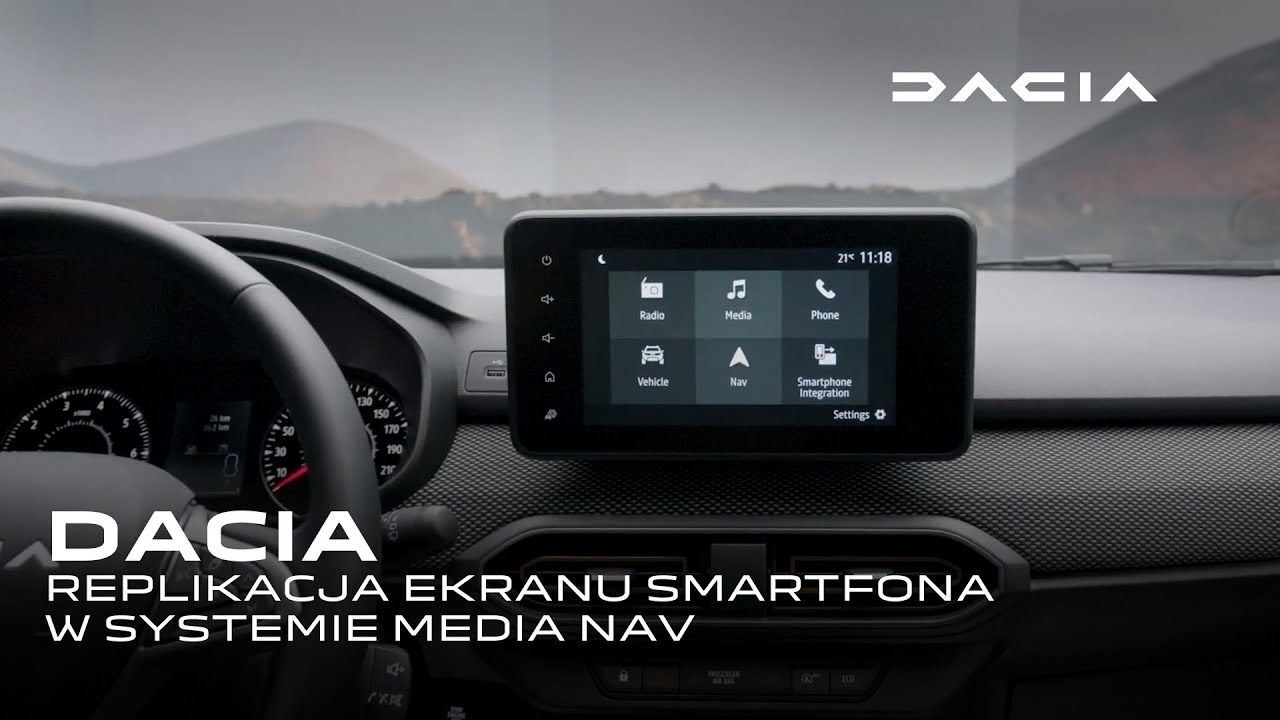 Dacia | Replikacja ekranu smartfona w systemie MEDIA NAV