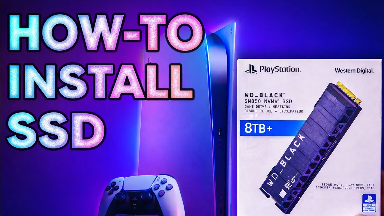 How to INSTALL an SSD in your PS5 Pro - WD Black SN850 - 8TB