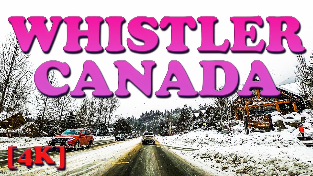 Driving from Vancouver to Whistler | Canada | January 2022 | Time-lapse [4K]