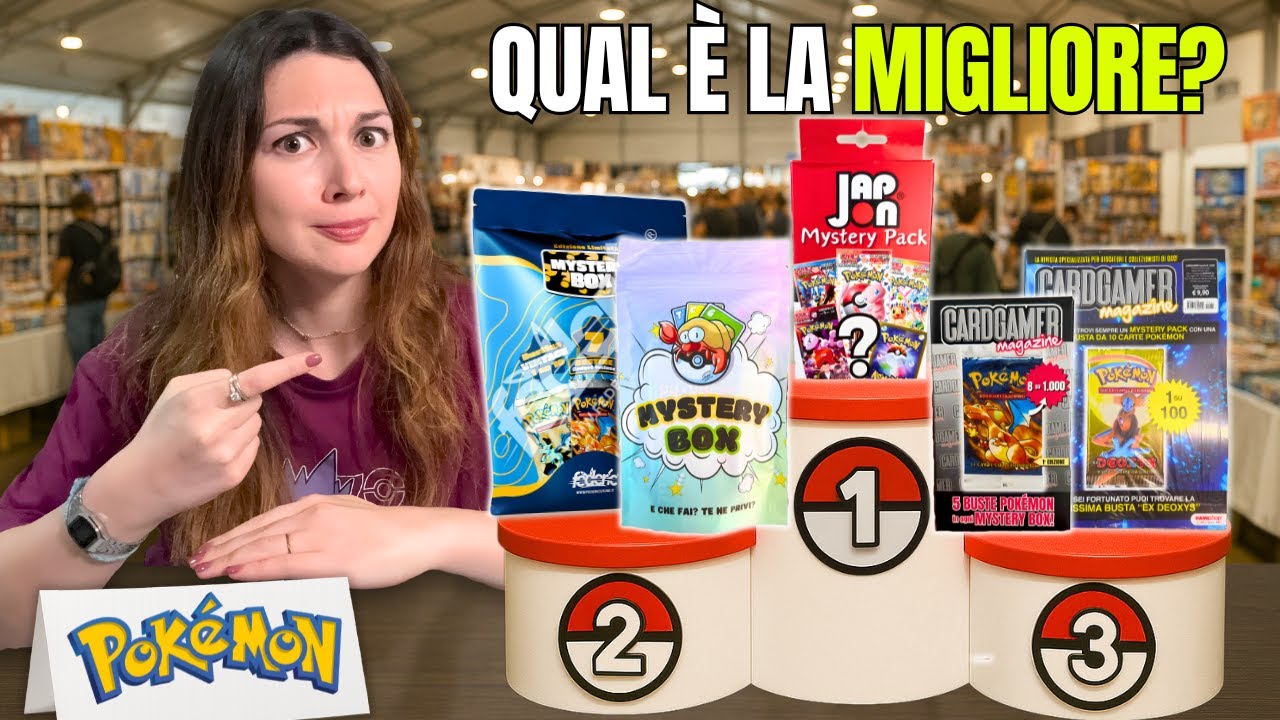 Compro e Apro TUTTE LE MYSTERY BOX di Carte Pokémon famose | CLASSIFICA DEFINITIVA