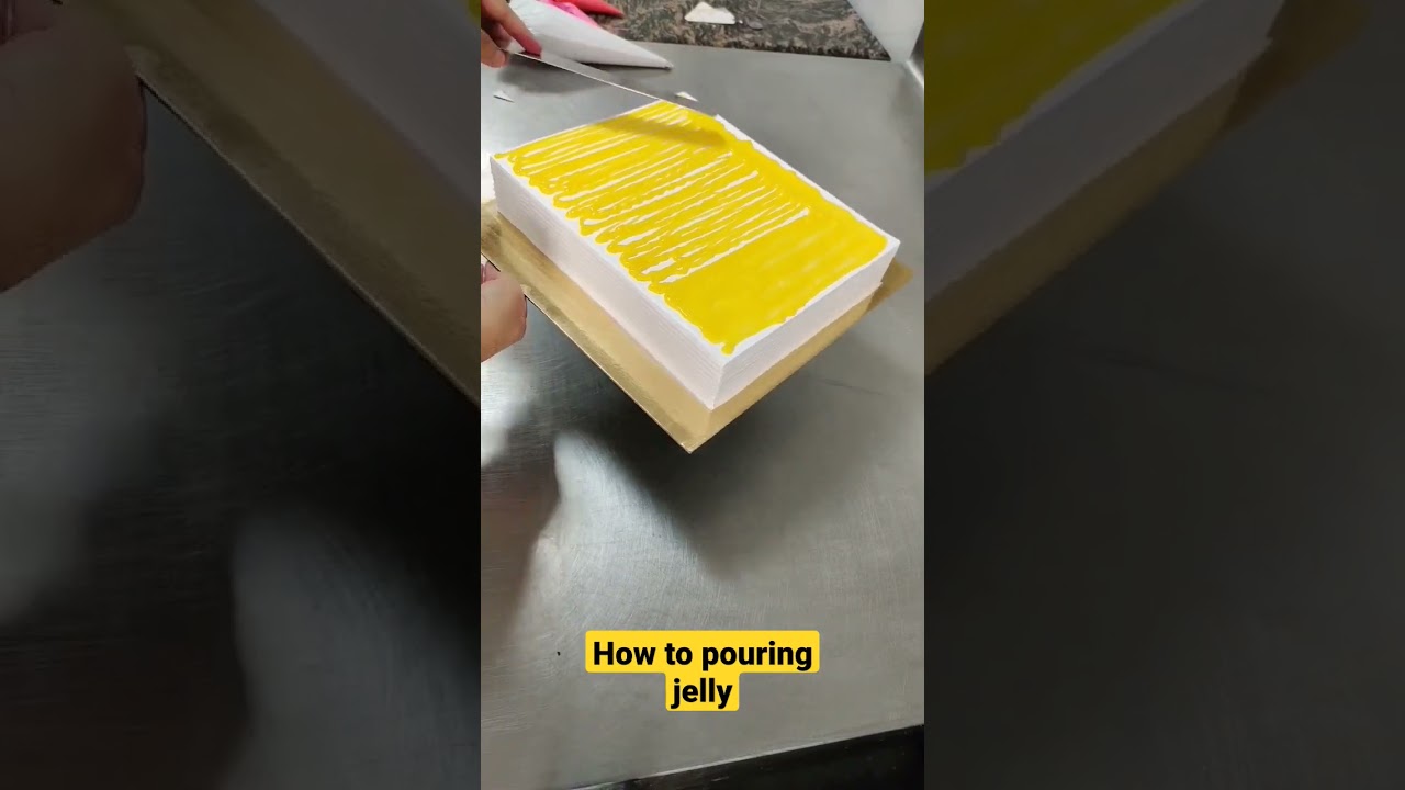 how to pouring jelly