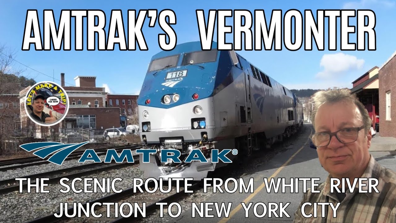 The Amtrak Vermonter - My Scenic Journey from White River Junction to New York City.