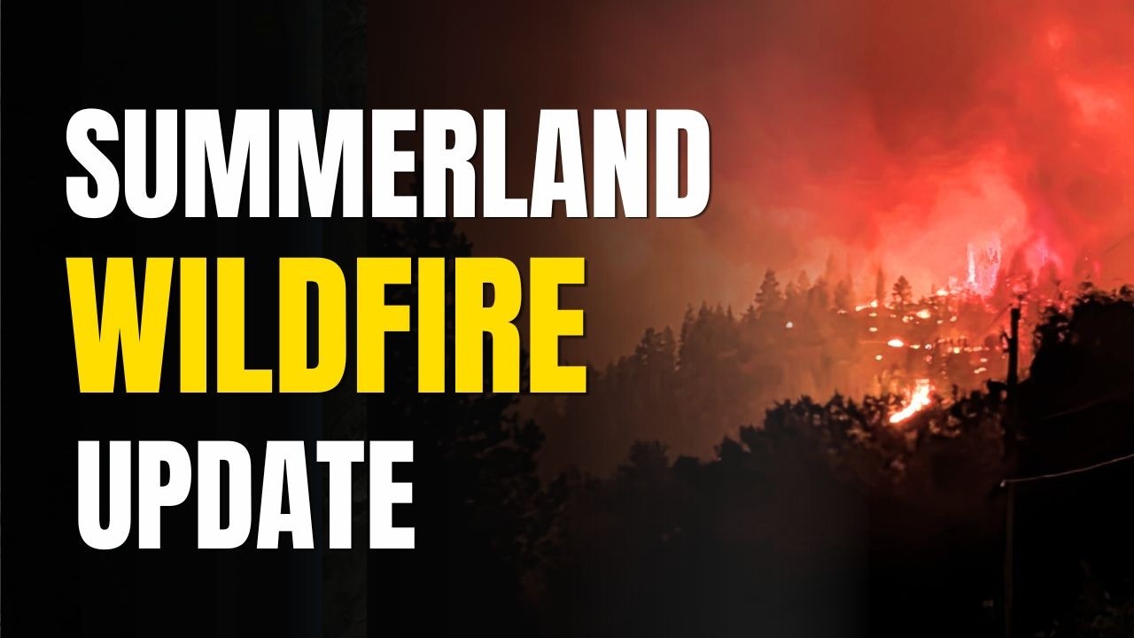 🚨 SUMMERLAND FIRE weather update: August 8, 2026