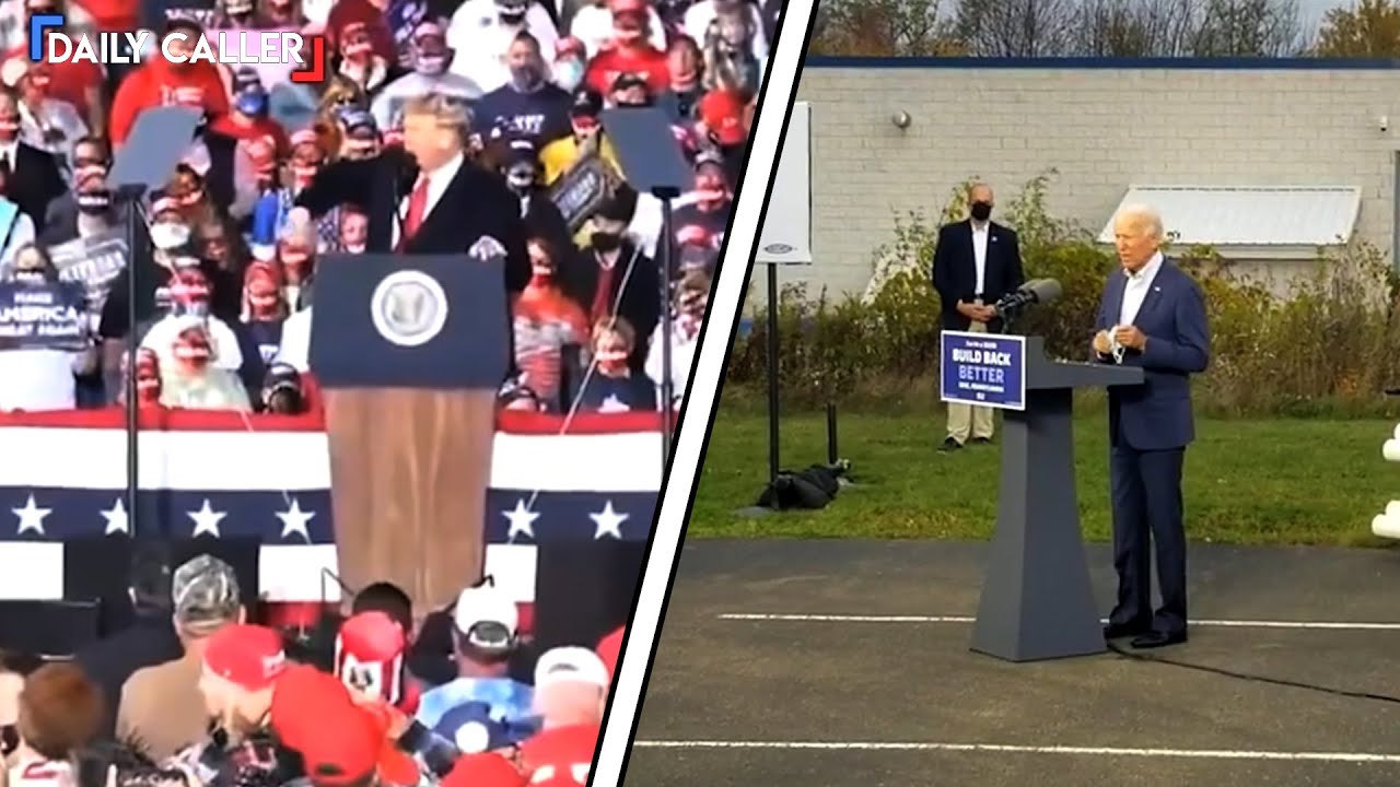 A Tale Of Two Crowd Sizes: Biden Vs. Trump Rallies