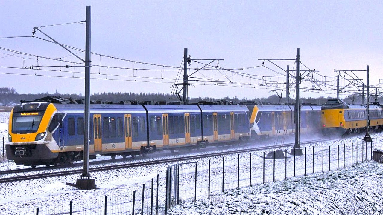 Treinen in de sneeuw in Nederland! | 1 april 2022