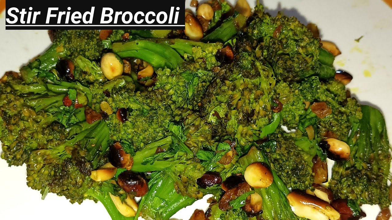 Stir Fried Broccoli 🥦🥦 सेहतमंद और स्वादिष्ट सब्जी, इसे जरूर आजमाएं #broccoli#stirfry#stirfrybroccoli