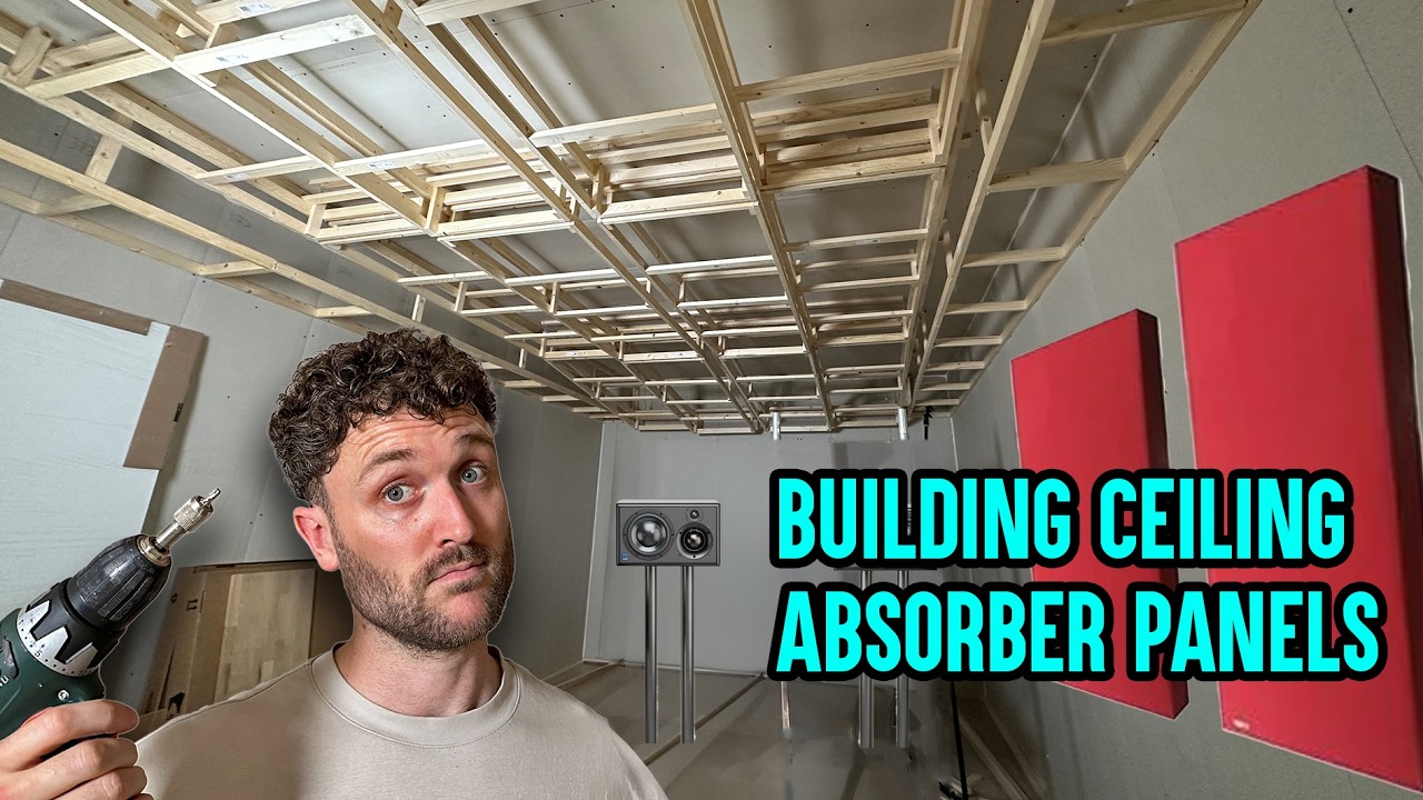 A Fully CUSTOM Acoustic Ceiling | Building my NEW Studio Part 2