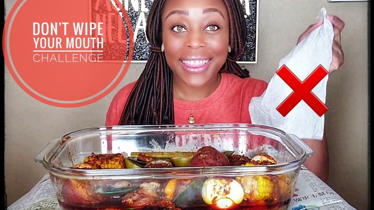 Don't Wipe Your Mouth Challenge| Seafood Boil in Bloves Mild Sauce