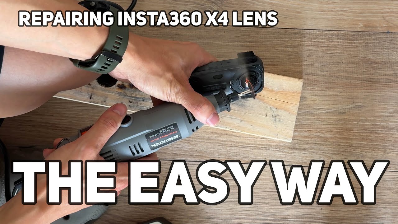 Самостоятельный ремонт и замена объектива Insta360 X4